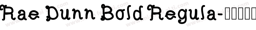Rae Dunn Bold Regula字体转换
